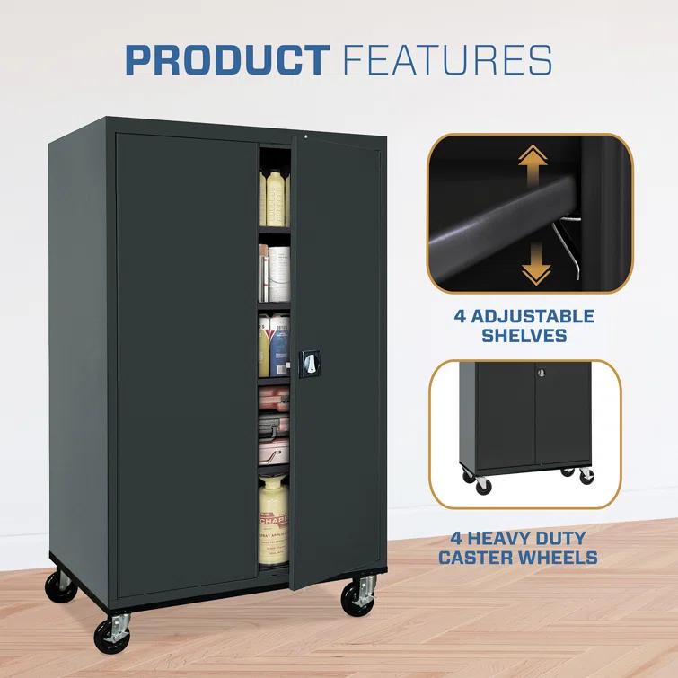 Transport 46'' Wide 5 - Shelf Storage Cabinet