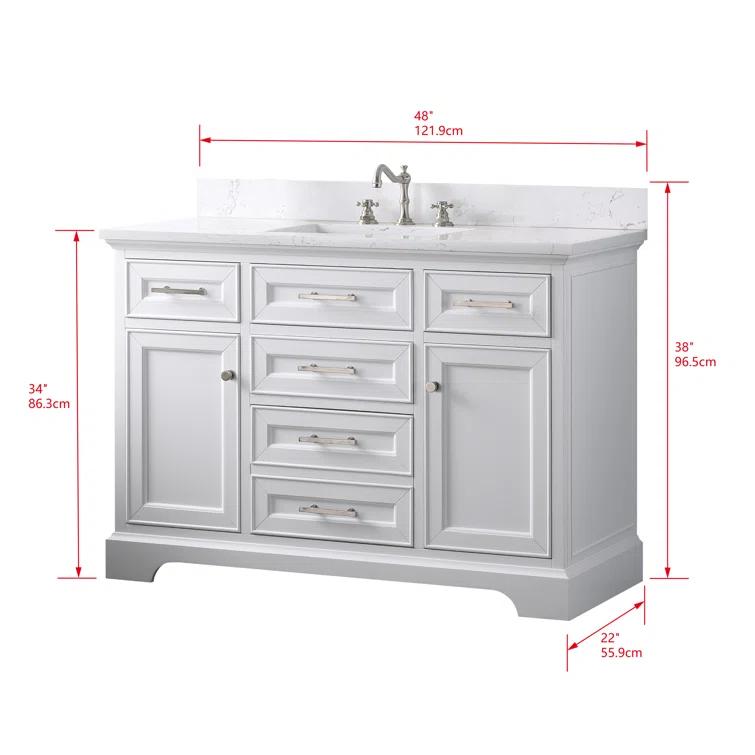Three Posts™ Currahee 48" Single Vanity