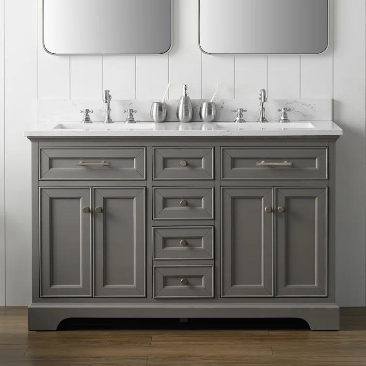 Thompson 54" Double Bathroom Vanity Set