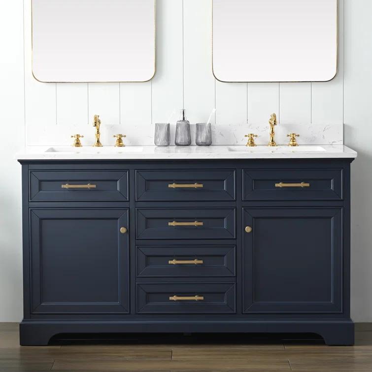 Sudio Design Thompson 60" Double Vanity & Reviews | Perigold