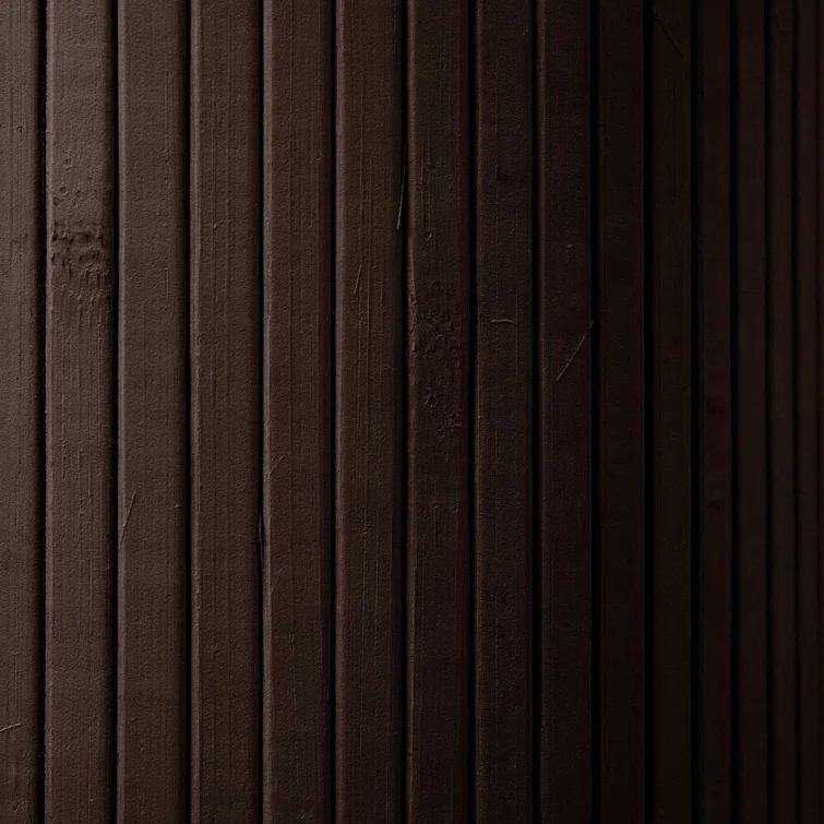 6 ft. Tall Bamboo Wave Screen - Dark Mocha