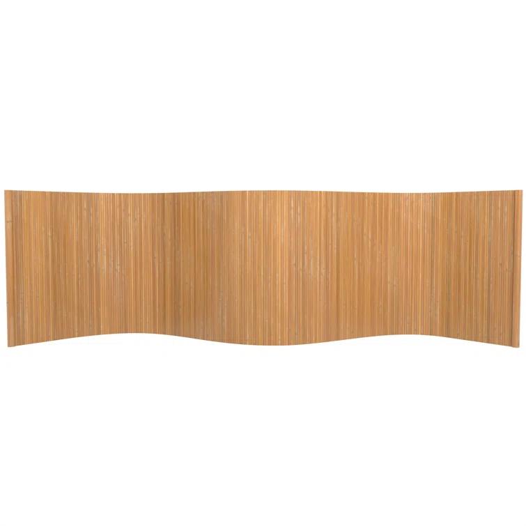 2 ft. Short Bamboo Wave Screen - Distressed Green