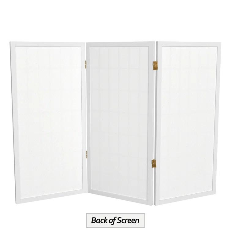 Mistana™ Alex 36.25'' H Solid Wood Folding Room Divider