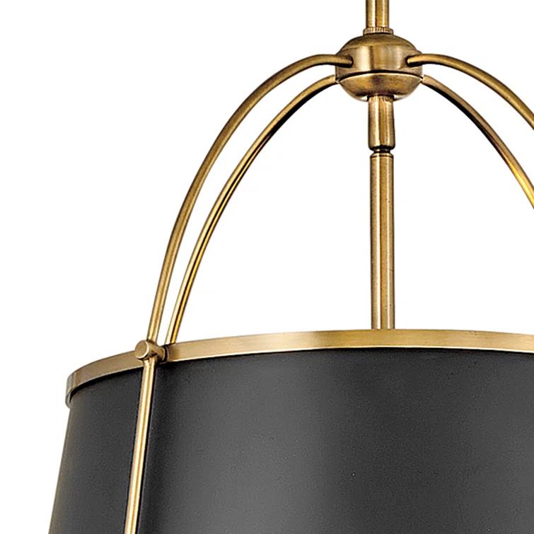 4894WS-Hinkley Lighting-Clarke - 12W 1 LED Large Pendant-16.25 Inches Tall and 16.25 Inches Wide-Warm Brass Finish