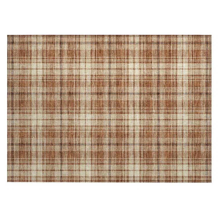 Chayden Indoor/Outdoor Chantille ACN993 Paprika Area Rug