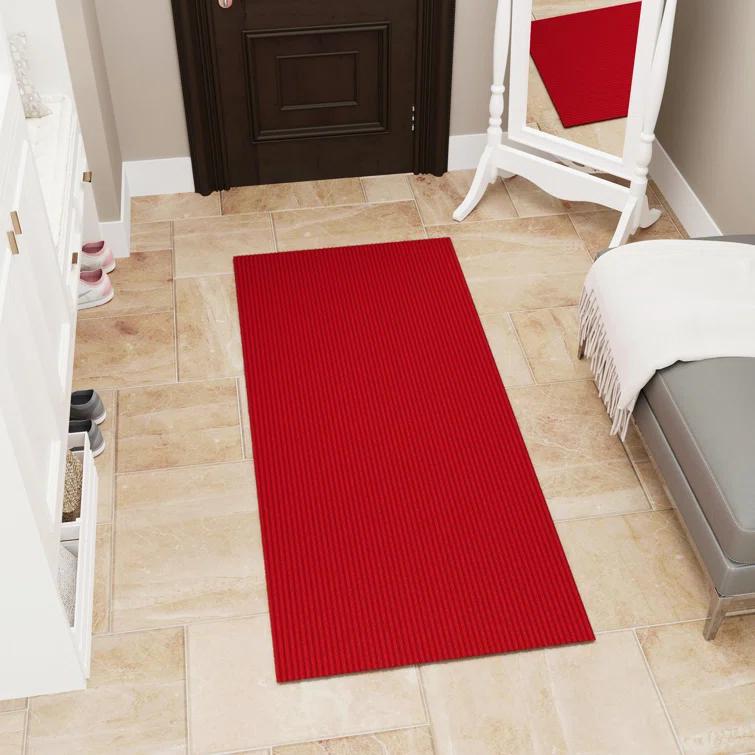 Ottomanson Stepwell Collection Utility Ribbed Garage Mat/Patio/Entryway Rug & Reviews | Wayfair