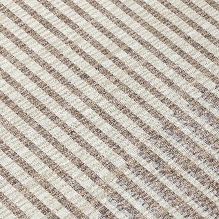 Machine Washable Indoor/Outdoor Chayden ACN1001 Beige