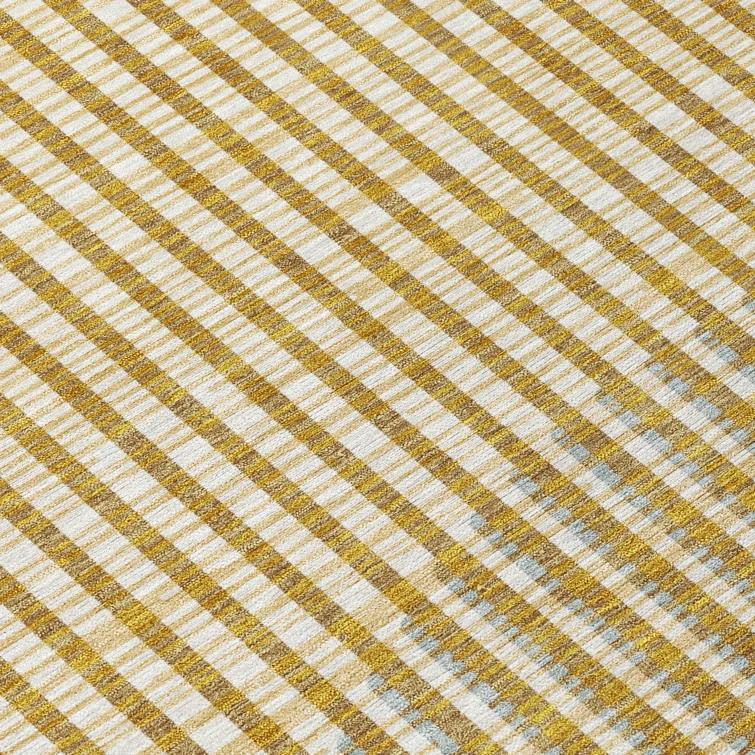 Machine Washable Indoor/Outdoor Chayden ACN1001 Gold