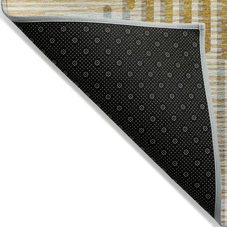 Machine Washable Indoor/Outdoor Chayden ACN1001 Gold
