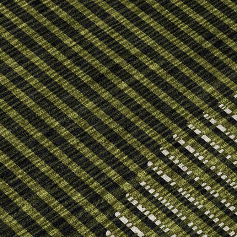 Machine Washable Indoor/Outdoor Chayden ACN1001 Olive