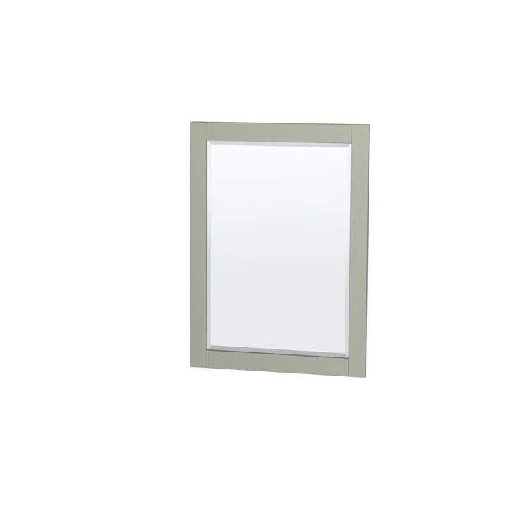 Wyndham Collection Sheffield 29" Freestanding Single Vanity Base Only with 24" Mirror