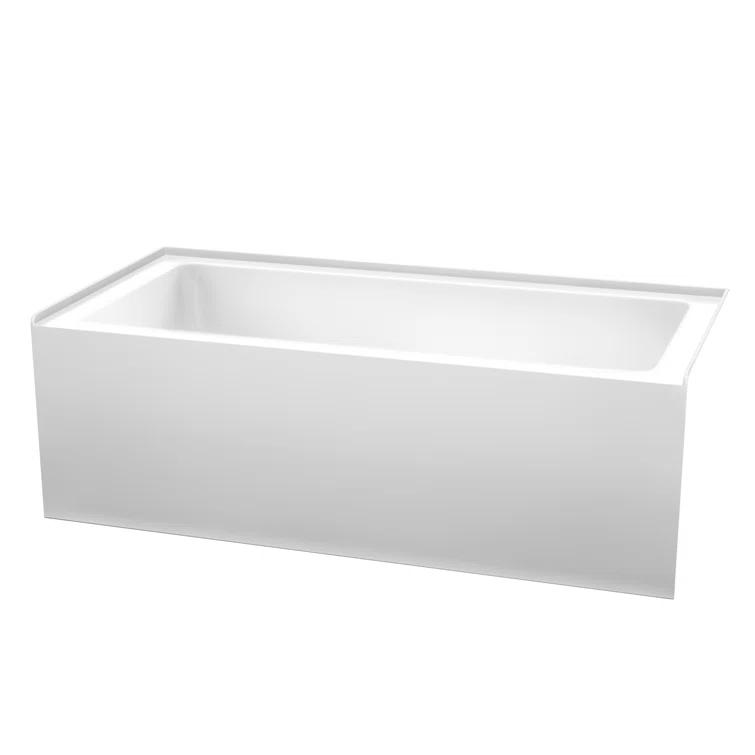 Grayley 66'' x 32'' Alcove / Tile In Soaking Acrylic Bathtub