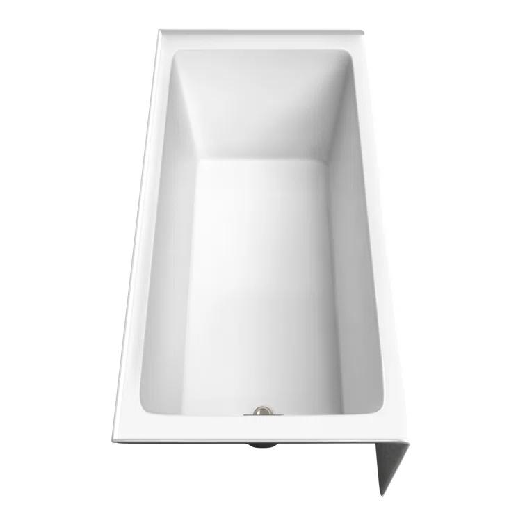 Grayley 66'' x 32'' Alcove / Tile In Soaking Acrylic Bathtub