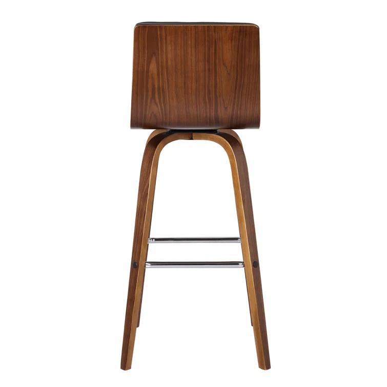 Biance Solid Wood Swivel Bar & Counter Stool