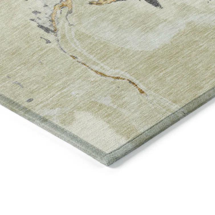 Machine Washable Indoor/Outdoor Chayden ACN1005 Ivory Rug