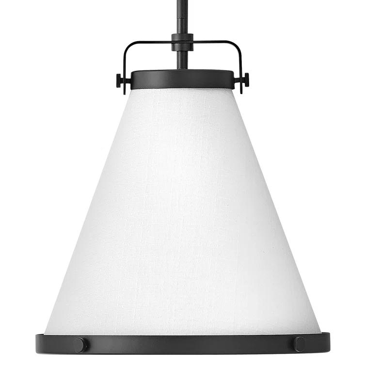 Coco Single Light Cotton / Cotton Blend Dimmable Pendant