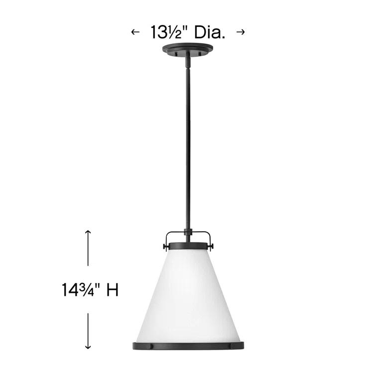 Coco Single Light Cotton / Cotton Blend Dimmable Pendant