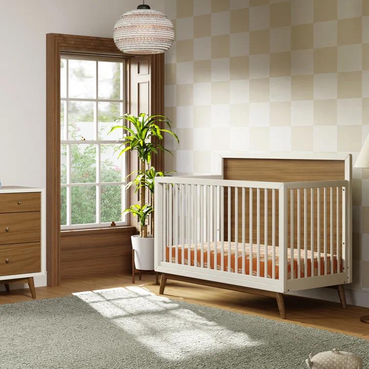 Palma 4-in-1 Convertible Crib with Toddler Bed Conversion Kit