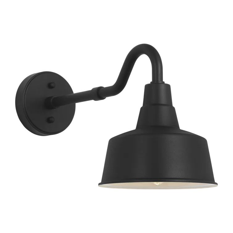 Single Light Dome Outdoor Wall Light