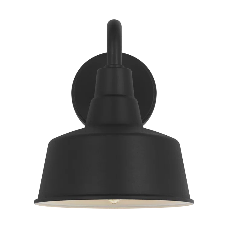 Single Light Dome Outdoor Wall Light