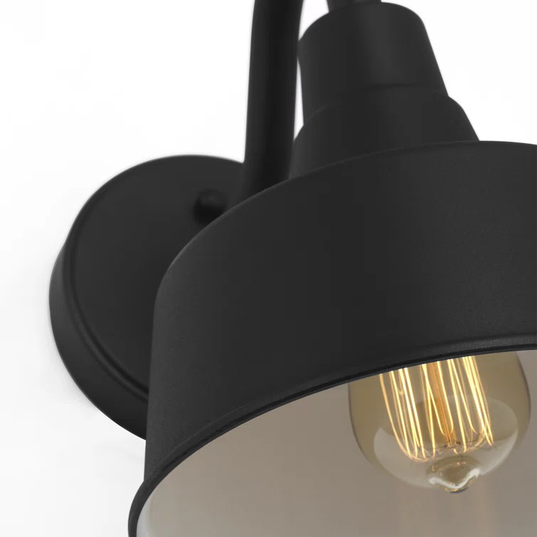 Single Light Dome Outdoor Wall Light