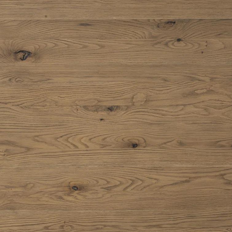 Light Brown Oak Extendable Rectangular Dining Table