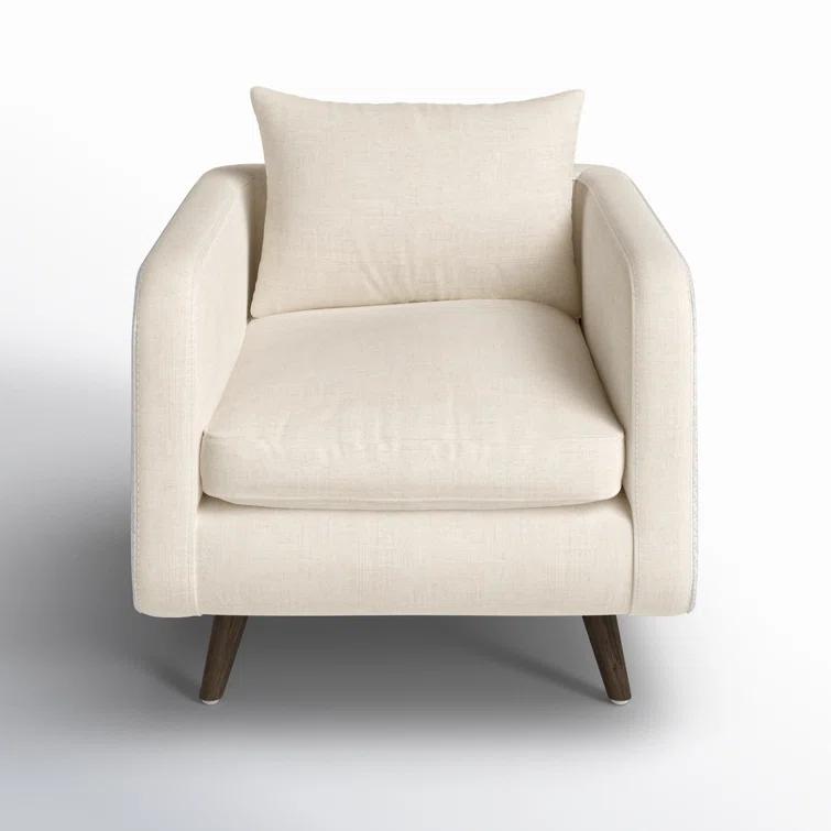 Rounded Back Leather Swivel Chair