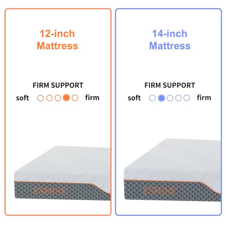 Zero Gravity Adjustable Bed with 14" Hybrid Mattress E3000 Series