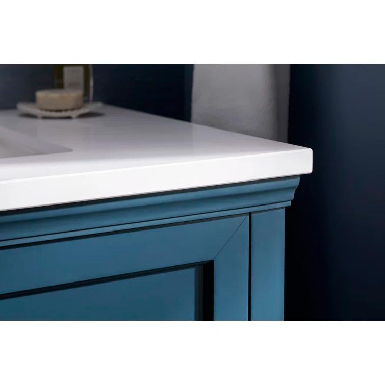 Charlemont 48 In. Bathroom Vanity Cabinet With Sink And Quartz Top