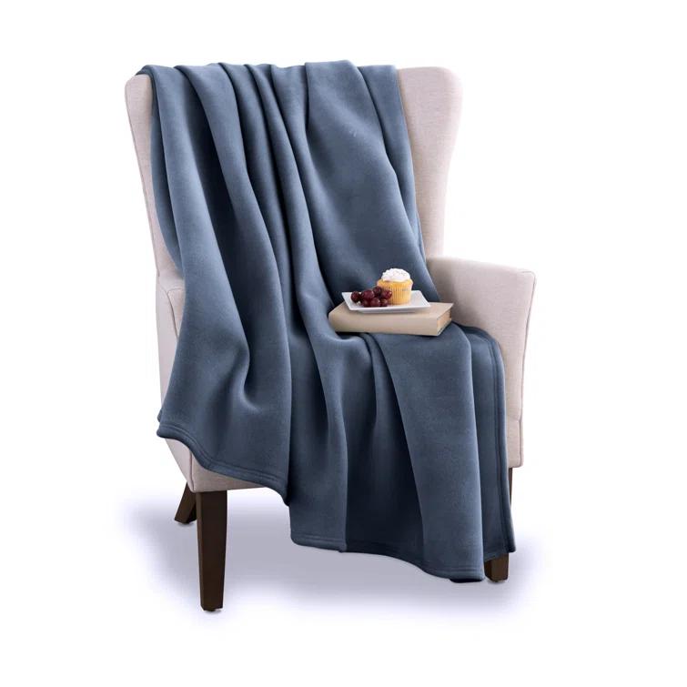 Throw Blanket, Original Blanket,  Snuggle-Ready,  Durable Machine Washable Pet Friendly, All-Season Comfort, Layering Bed Sofa Blanket, Blanket for Bed, Cozy Throw Blanket