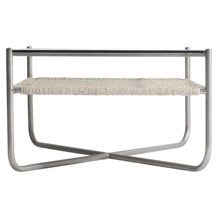 Bernhardt Kendo Glass Top Single Coffee Table