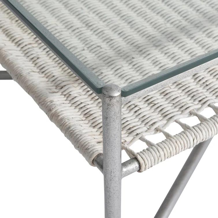 Bernhardt Kendo Glass Top Single Coffee Table