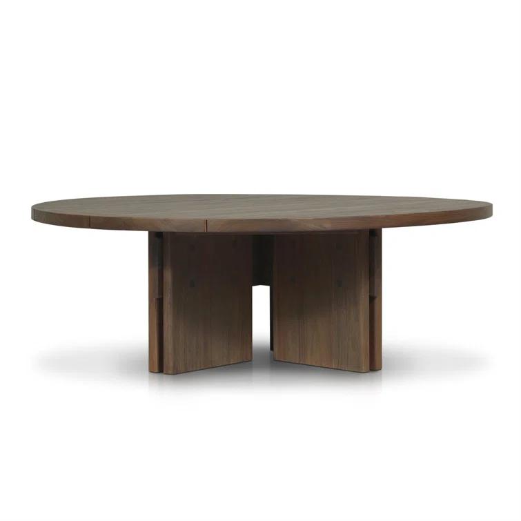 Robertson 48" Toasted Brown Teak Round Outdoor Coffee Table