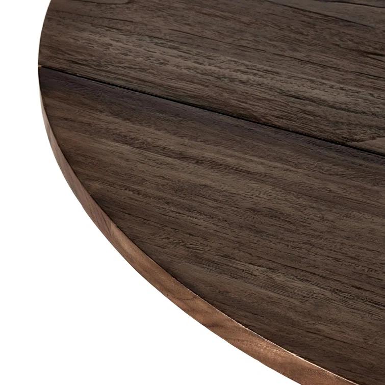 Robertson 48" Toasted Brown Teak Round Outdoor Coffee Table