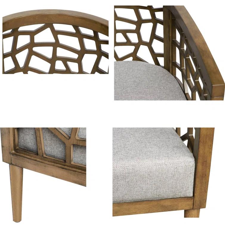 Pierre 27" W Polyester Barrel Chair