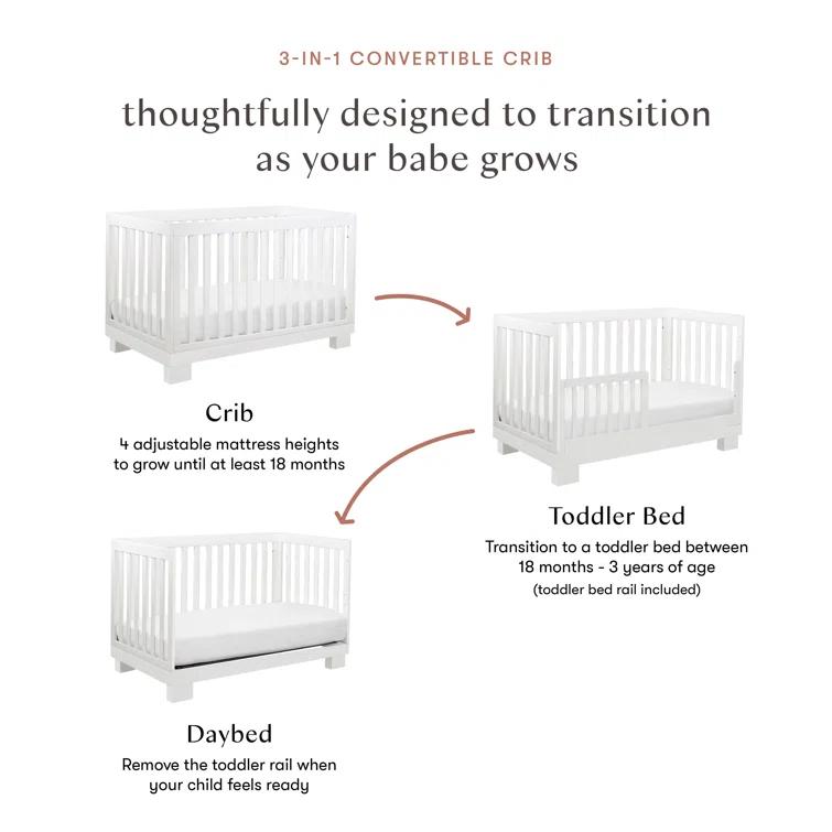 Modo 3-in-1 Convertible Crib