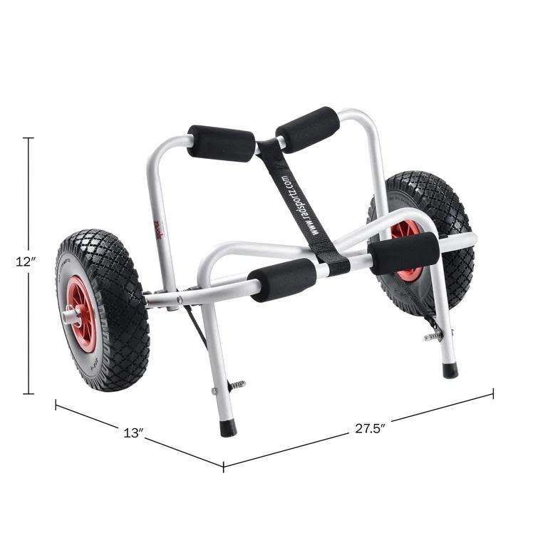 Rad Sportz Kayak Trolley Cart - 140lb Capacity for Transporting Kayak,SUP and Paddleboard or Canoe