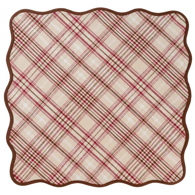 Juliska Harvest Tartan Square Tablecloth