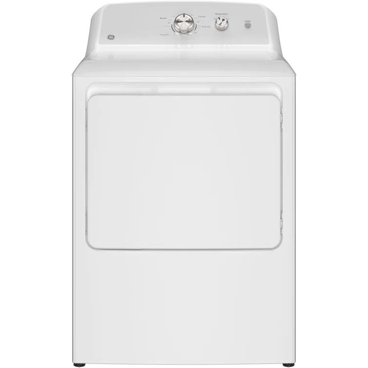 GE Appliances GE 7.2 Cu Ft Capacity Electric Dryer With Up To 120 Ft Venting​ And Reversible Door​