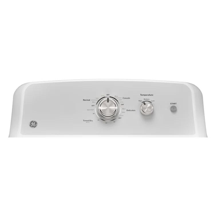 GE Appliances GE 7.2 Cu Ft Capacity Electric Dryer With Up To 120 Ft Venting​ And Reversible Door​