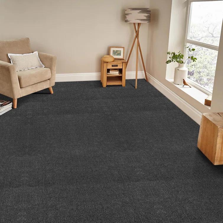 12'' W x 12'' L Level Cut And Loop Polyester Carpet Tile
