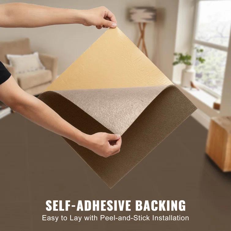 18'' W x 18'' L Level Cut And Loop Polyester Carpet Tile