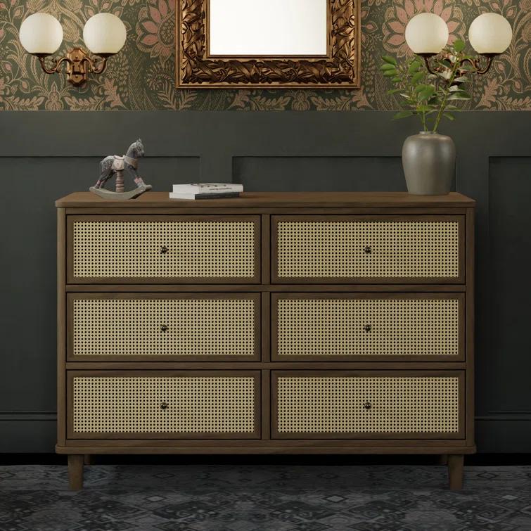 Marin 6 Drawer 19.49" W Dresser