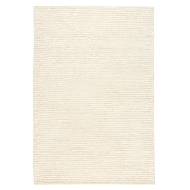 Town & Country Luxe Rita Ribbed Textured Handcrafted Area Rug Taupe/Ivory