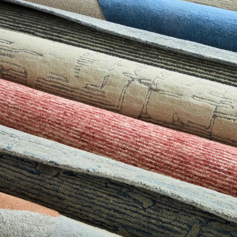 Town & Country Luxe Rita Ribbed Textured Handcrafted Area Rug