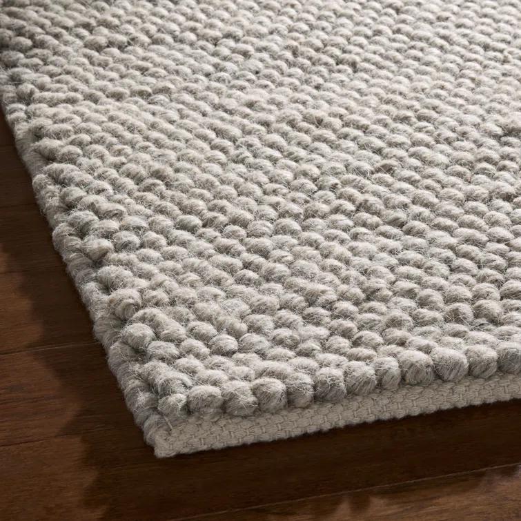 Town & Country Terra Olea Bubble Texture Handcrafted Area Rug Brown