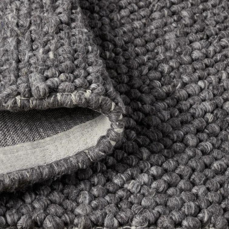 Town & Country Terra Olea Bubble Texture Handcrafted Area Rug Grey