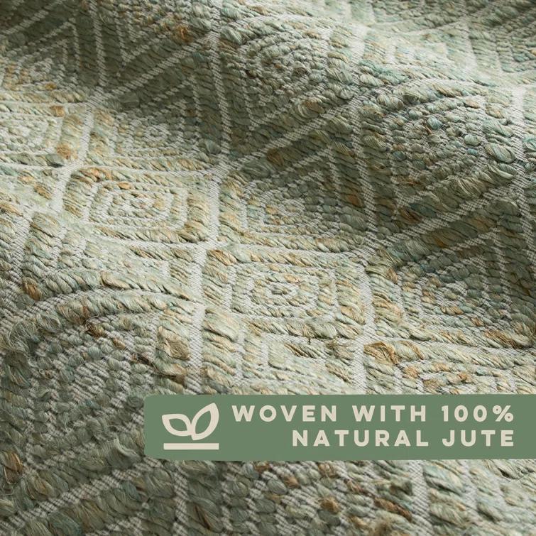 Town & Country Terra Nalani Textured Diamond Olive Green