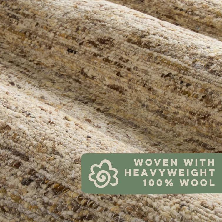 TOWN & COUNTRY Terra Montana Handcrafted Area Rug Beige/Dark Brown