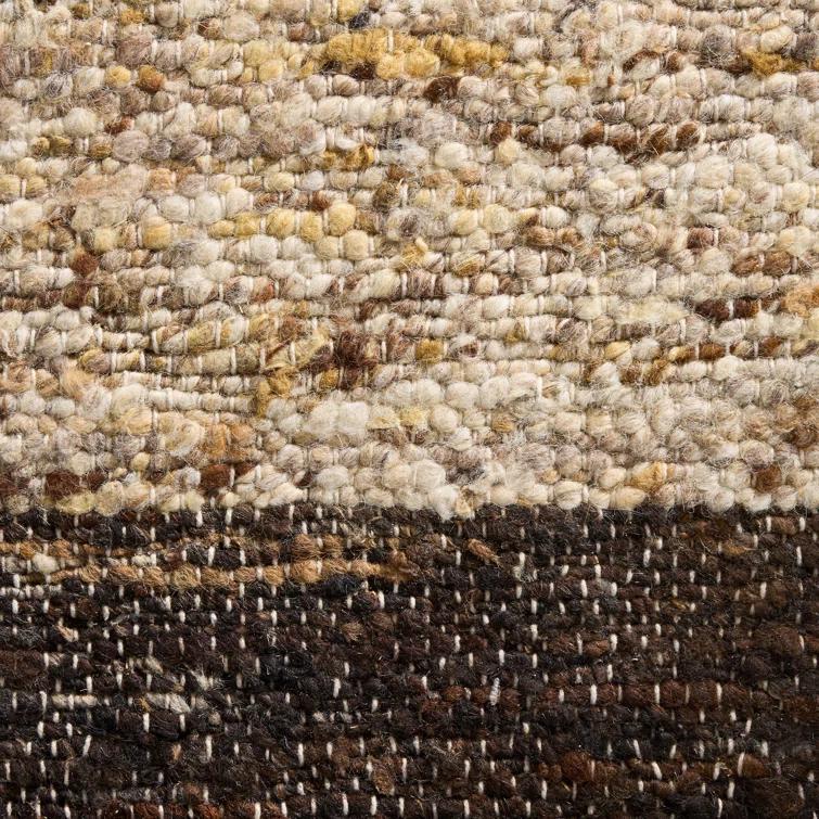 TOWN & COUNTRY Terra Montana Handcrafted Area Rug Beige/Dark Brown